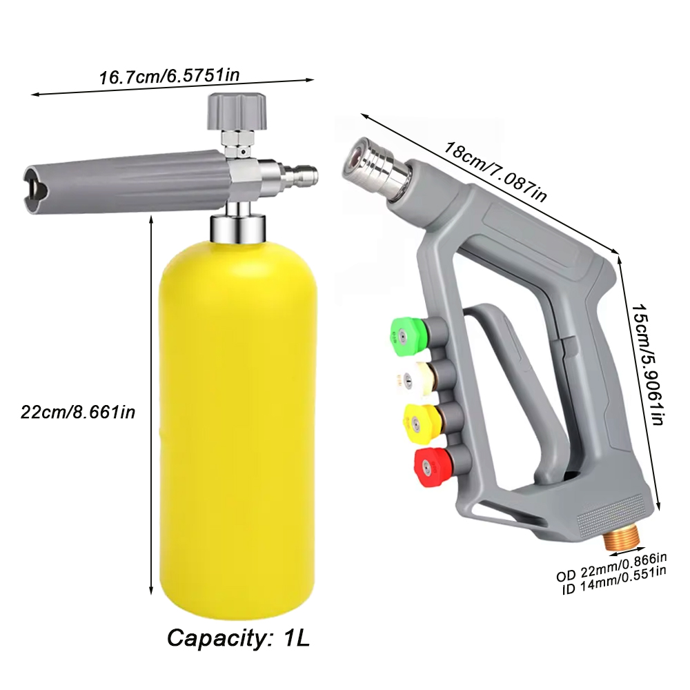 5000psi High Pressure Car Wash - Foam Cannon Car Wash 评论和价格