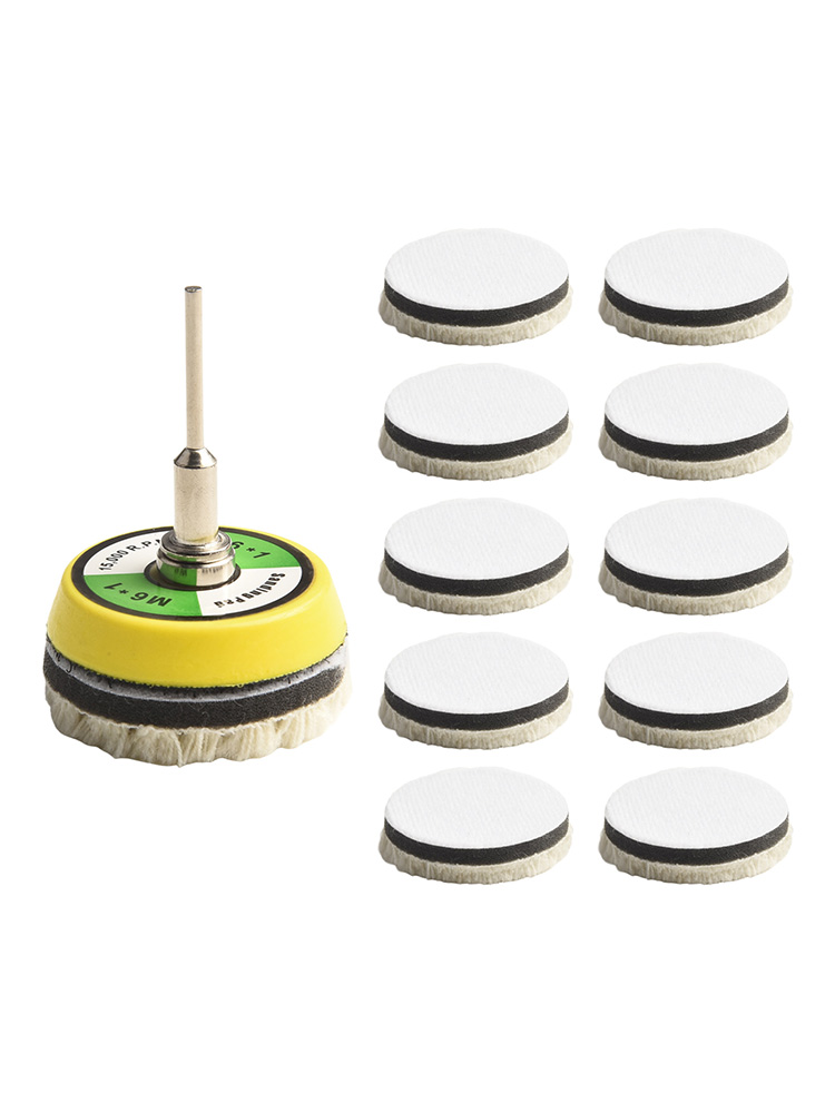 Buffing Pads Wool Polishing Pa - Polish Pad Set Buffer 评论和价格